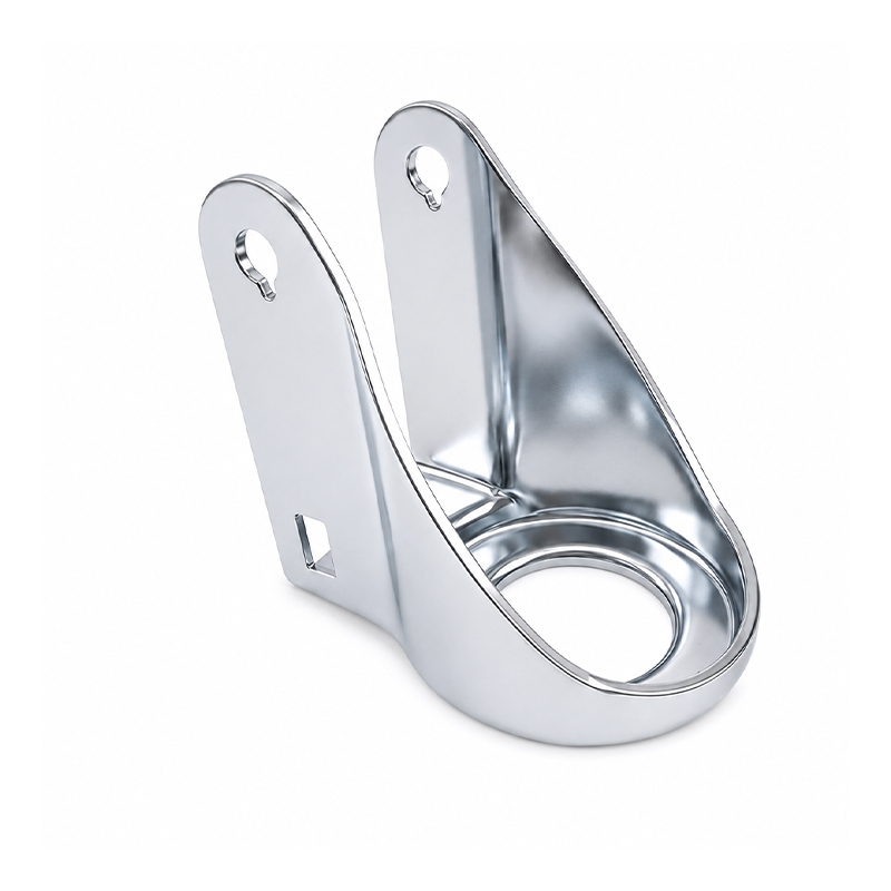 Zinc Plated Carbon Steel Caster Wheel Mounting Bracket