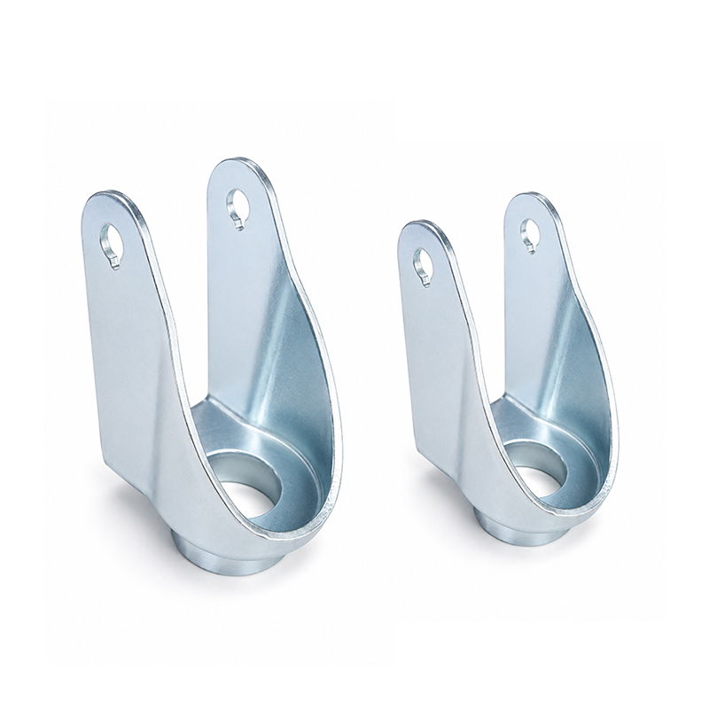Zinc Plated Carbon Steel Caster Fork Bracket for 3/4/5 Inch Wheels