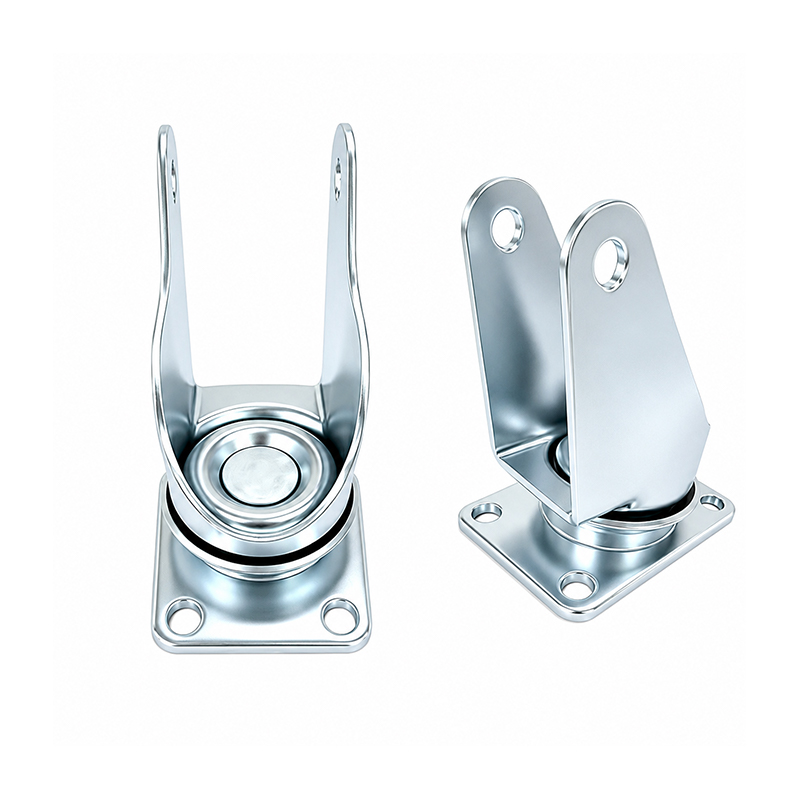Zinc Plated Carbon Steel Caster Bracket for 3/4/5 Inch Wheels