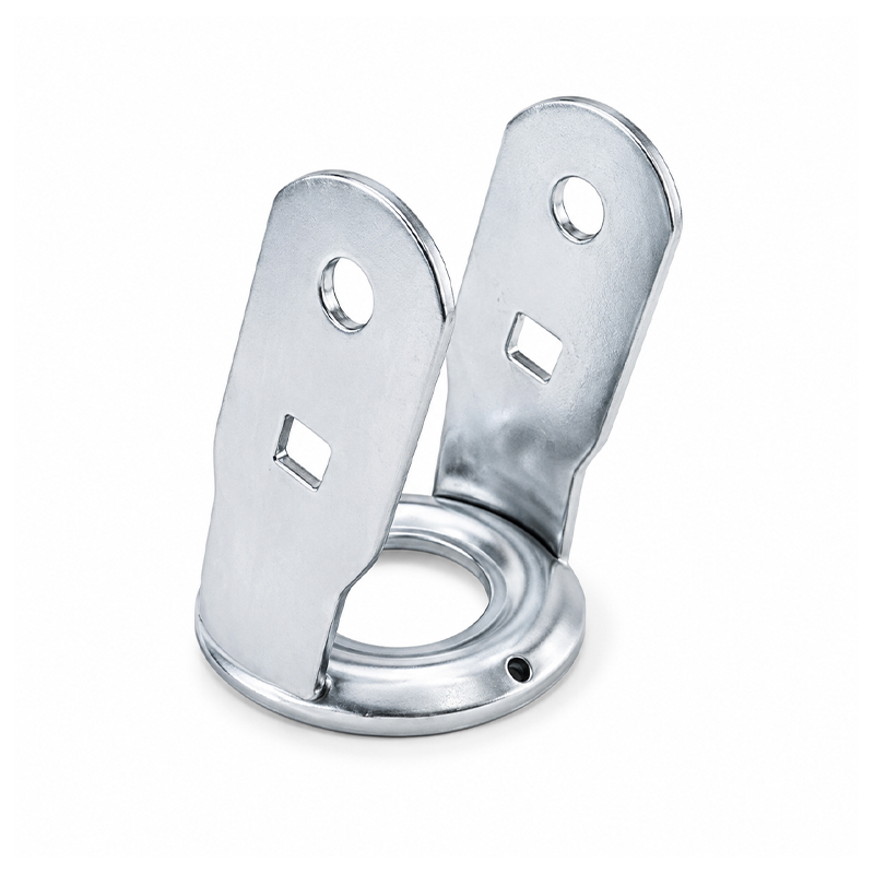 Heavy Duty Zinc Plated Swivel Caster Bracket for 6/8 Inch Wheels