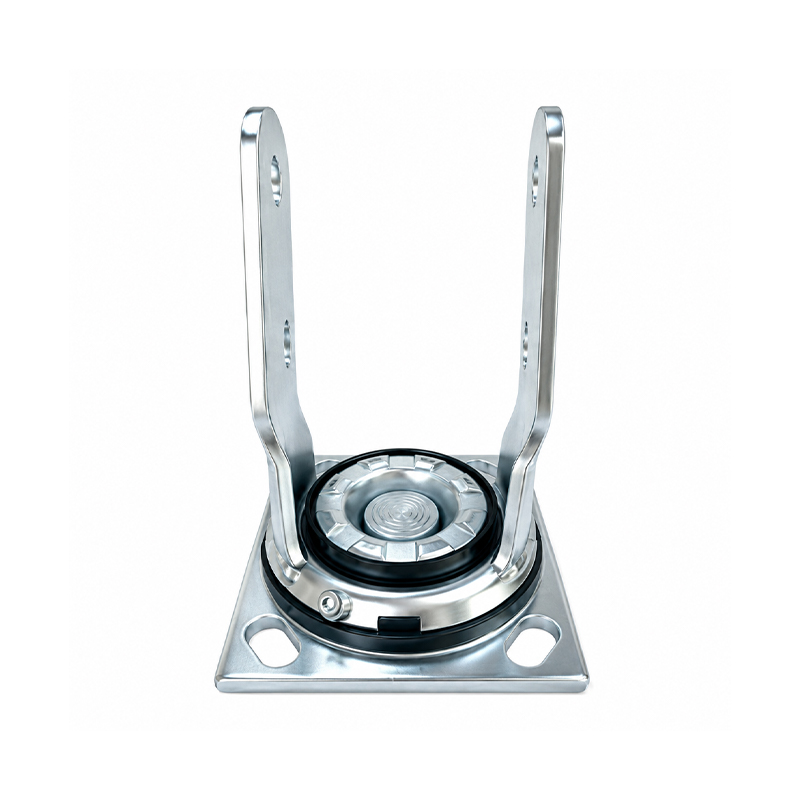 Heavy Duty Zinc Plated Forged Steel Swivel Caster Bracket for 6 inch 8 inch Wheels