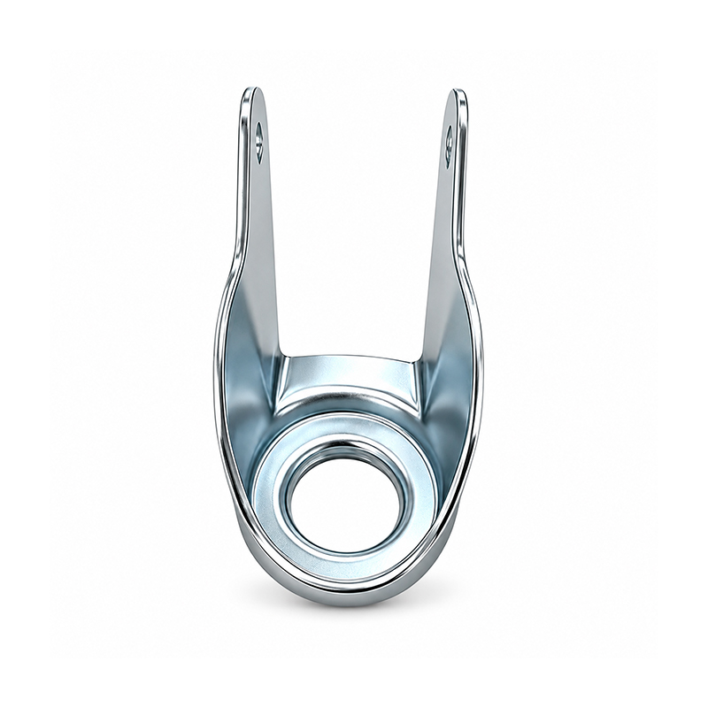 Heavy Duty Zinc Plated Carbon Steel Caster Fork Bracket